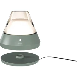 Akku-Tischleuchte SALERNO 10 cm olivgrün*LEONARDO