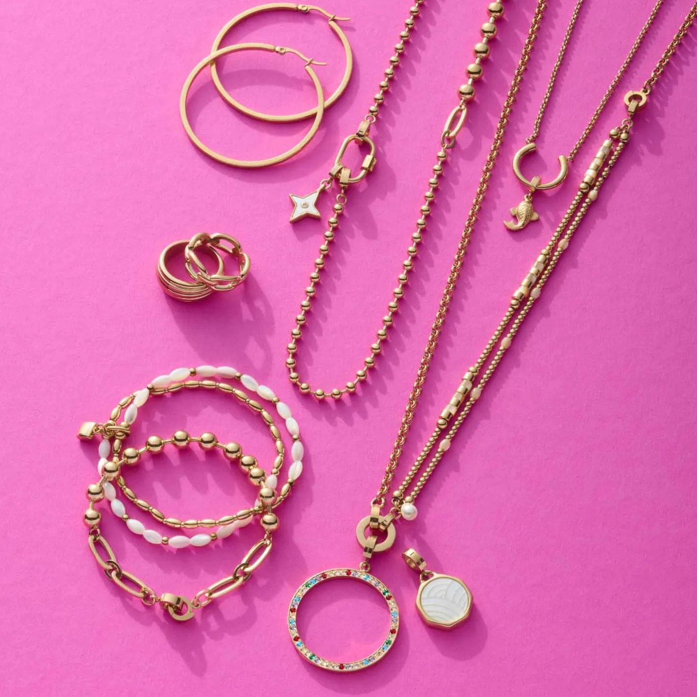 Anhänger CLARENCE gold Clip & Mix*LEONARDO Discount