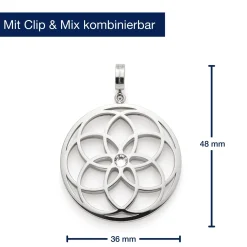 Anhänger FLOWERY Clip & Mix*LEONARDO Best