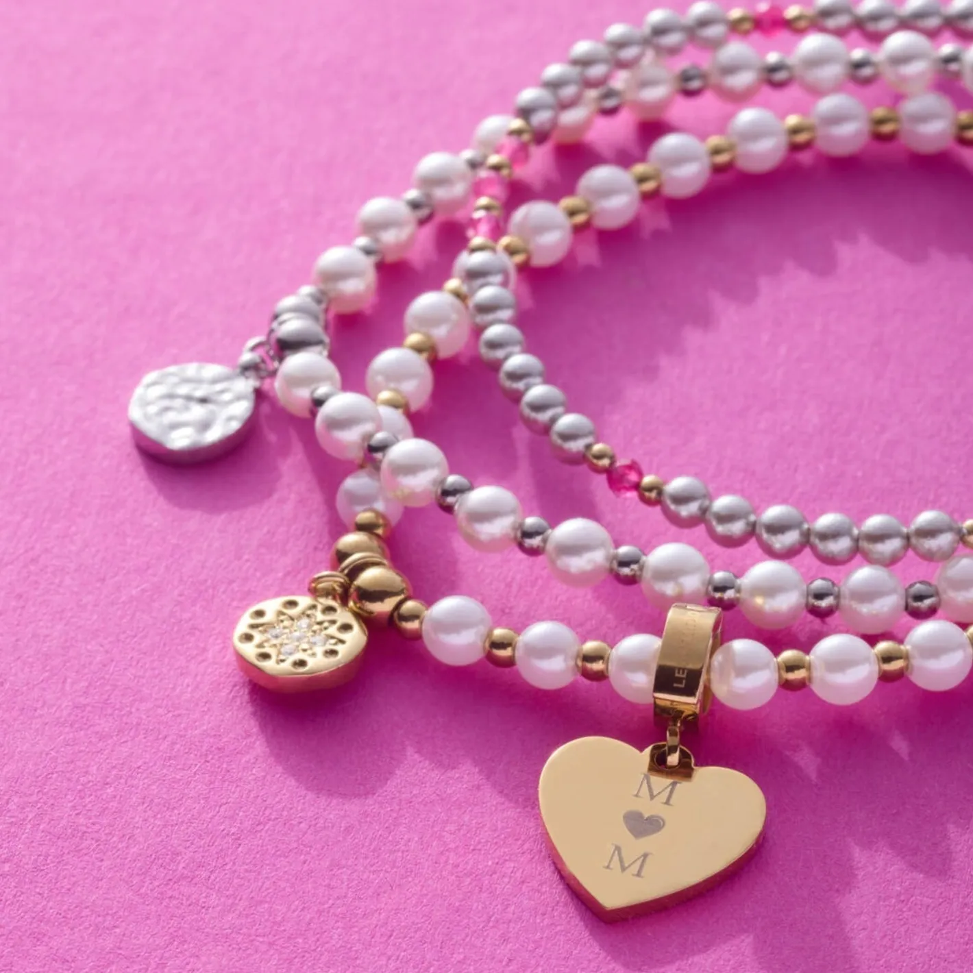 Anhänger JANA gold mit persönlicher Gravur*LEONARDO New