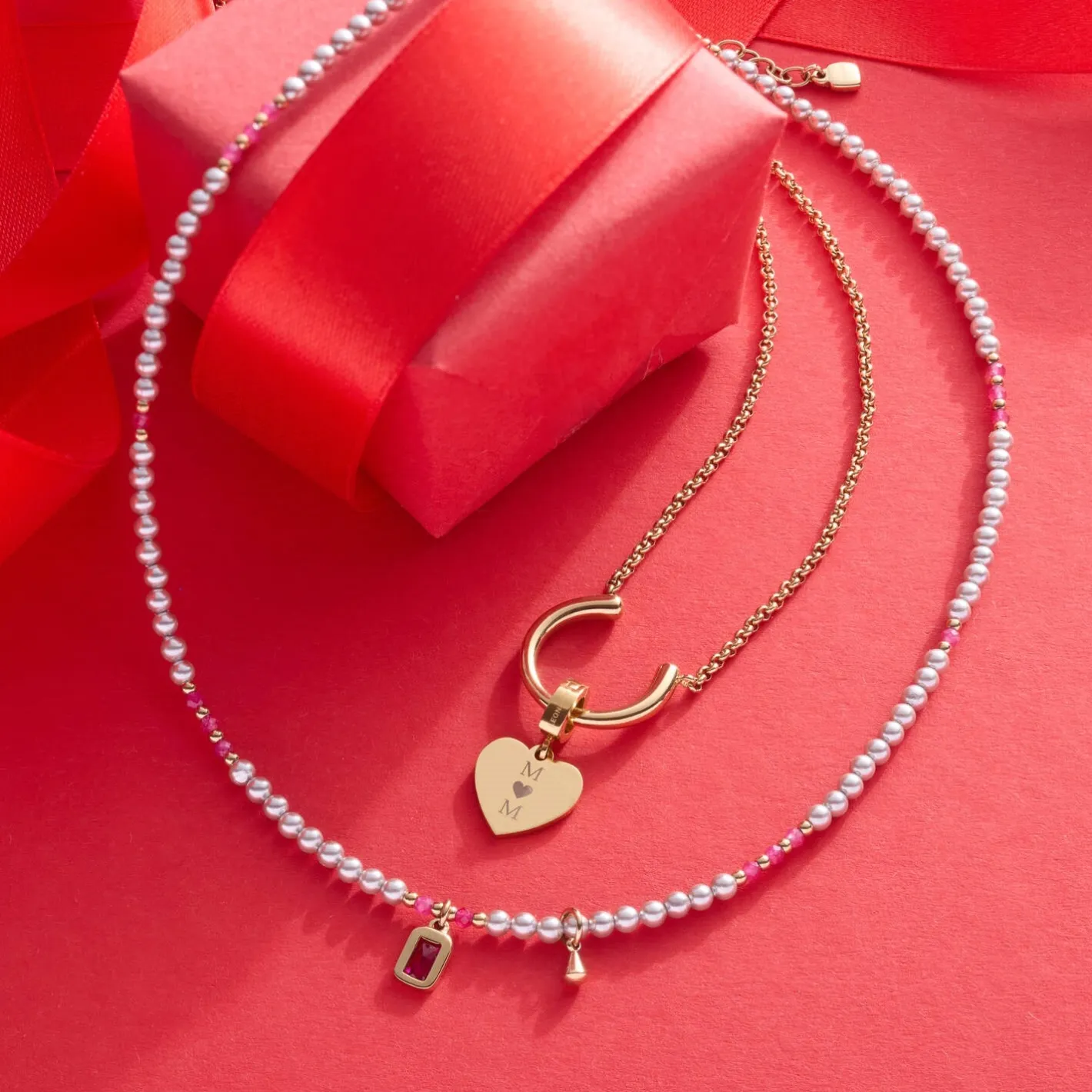 Anhänger JANA gold mit persönlicher Gravur*LEONARDO New