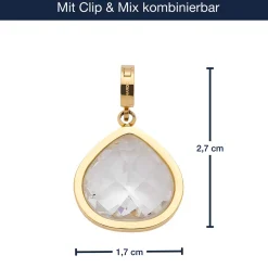 Anhänger JUVINGA WHITE Clip & Mix gold*LEONARDO Outlet