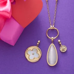 Anhänger LAUREN gold Clip & Mix*LEONARDO Clearance