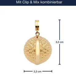 Anhänger PINOU Clip & Mix gold*LEONARDO Online