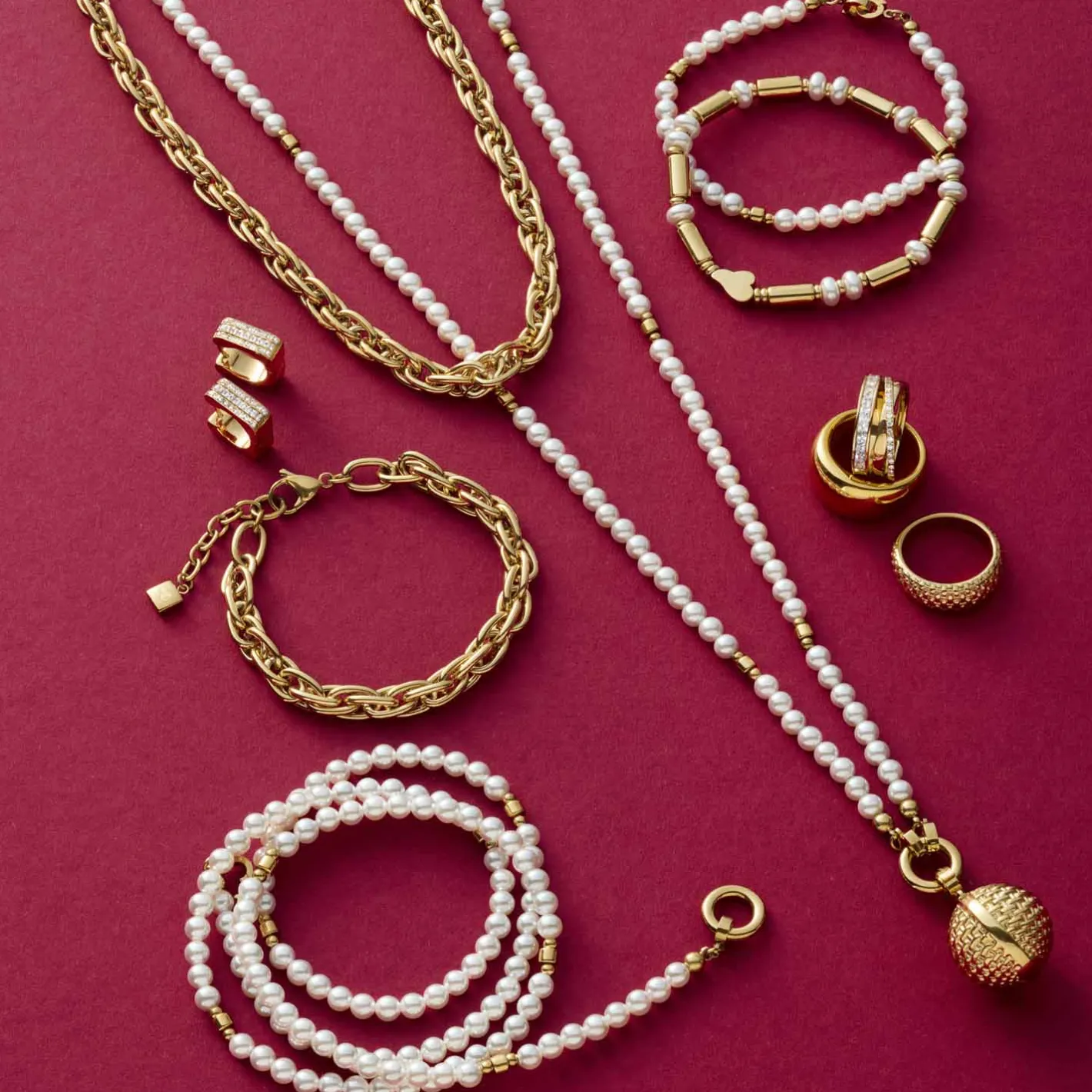 Armband CHRISTA Clip & Mix gold*LEONARDO Sale