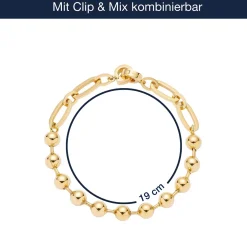 Armband DOTTY gold Clip & Mix*LEONARDO New