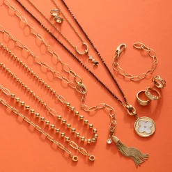 Armband DOTTY gold Clip & Mix*LEONARDO New