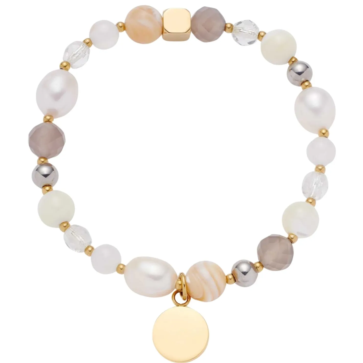 Armband HOPE bicolor mit persönlicher Gravur*LEONARDO Sale