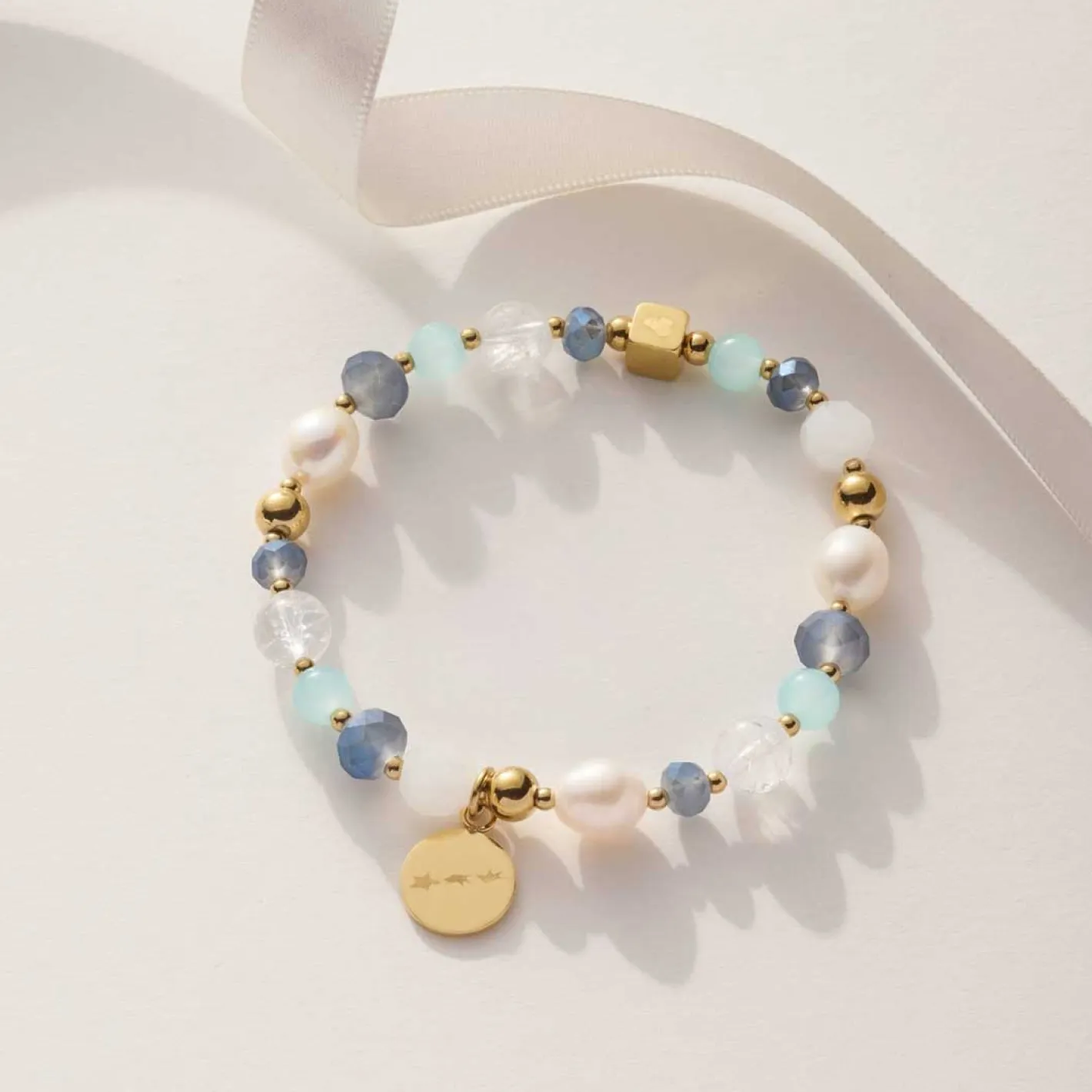 Armband HOPE gold/blau*LEONARDO Hot