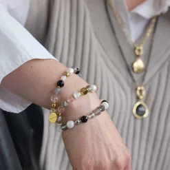 Armband HOPE gold/grau*LEONARDO Outlet