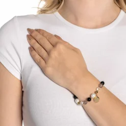 Armband HOPE gold/grau*LEONARDO Outlet