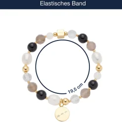 Armband HOPE gold/grau*LEONARDO Outlet