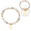 Armband HOPE gold/rose mit persönlicher Gravur*LEONARDO Best