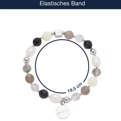 Armband HOPE silber/grau*LEONARDO Sale