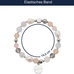 Armband HOPE silber/rose*LEONARDO Best