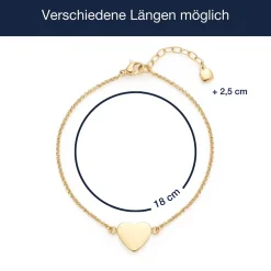 Armband KELLY gold mit persönlicher Gravur*LEONARDO