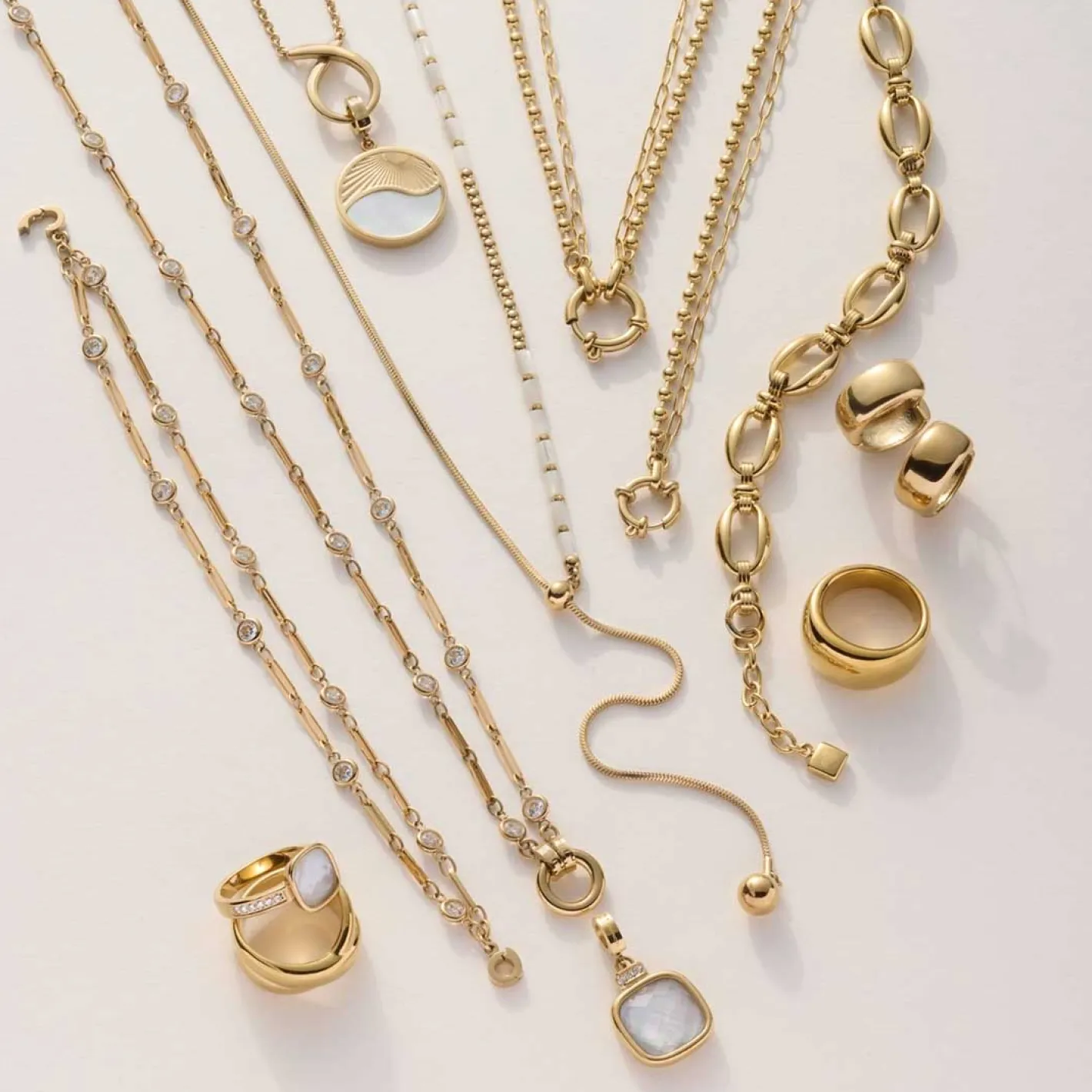 Armband REBECCA gold Clip & Mix*LEONARDO New