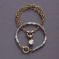 Armband SUZANNE Clip & Mix gold*LEONARDO Best