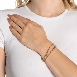 Armband SUZANNE Clip & Mix gold*LEONARDO Best