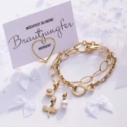 Armband YVETTE gold Clip & Mix*LEONARDO New