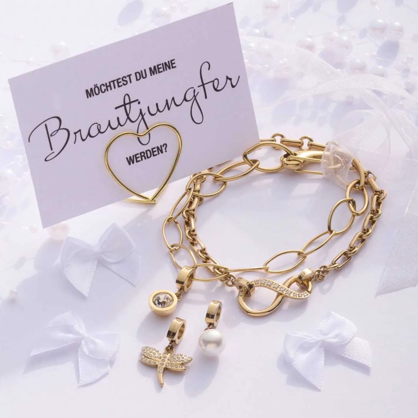 Armband YVETTE gold Clip & Mix*LEONARDO New