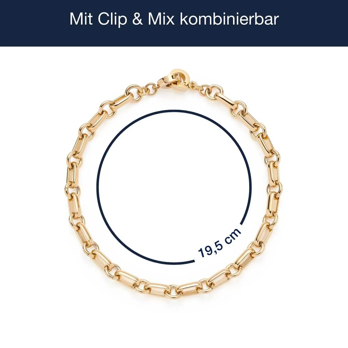 Armband YVETTE gold Clip & Mix*LEONARDO New