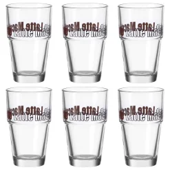 Becher SOLO 410ml braun Latte Macchiato 6er-Set*LEONARDO Best