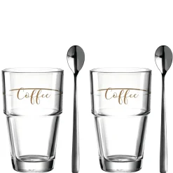 Becherset SOLO 410 ml 'Coffee' 4-teilig*LEONARDO Discount