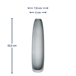 Bodenvase BELLAGIO 34 cm anthrazit*LEONARDO Online