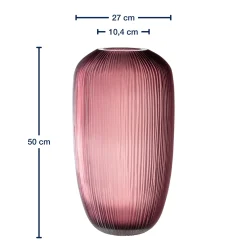 Bodenvase BELLAGIO 52 cm beere*LEONARDO