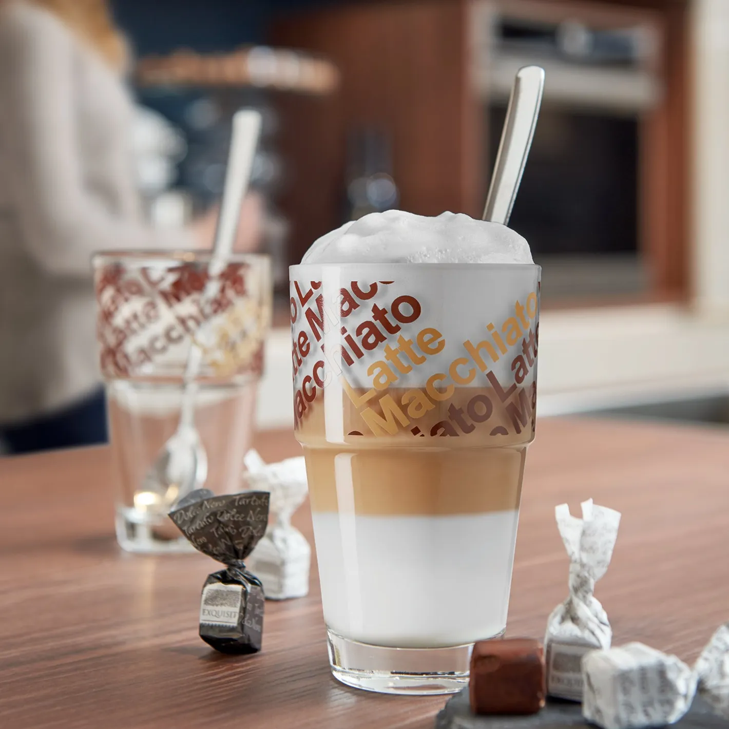 Cafe Latte Set SOLO 410 ml braun 4-teilig*LEONARDO Best