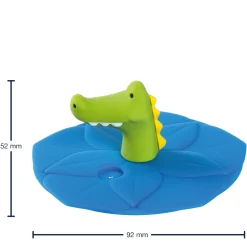 Deckel BAMBINI 9 cm blau Krokodil*LEONARDO Online