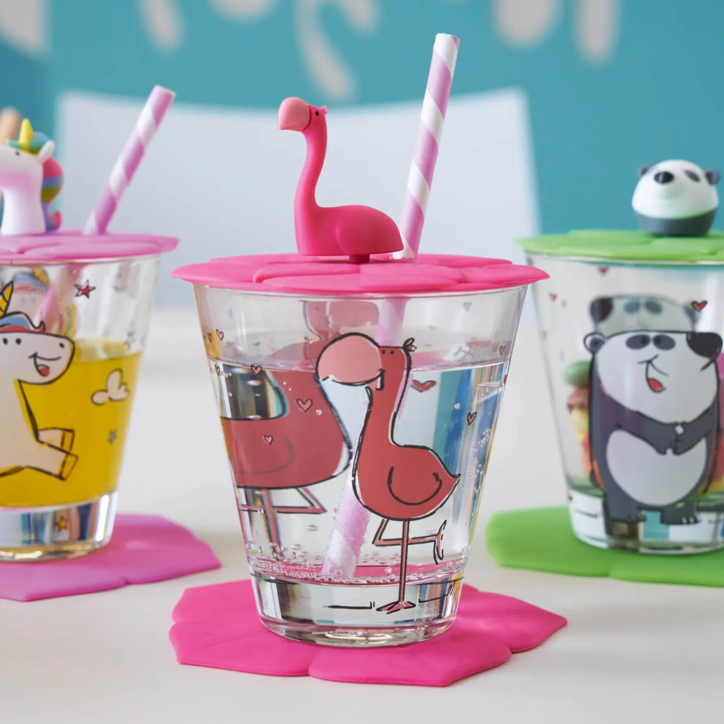 Deckel BAMBINI 9 cm pink Flamingo*LEONARDO Outlet