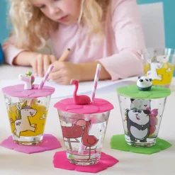 Deckel BAMBINI 9 cm rosé Einhorn*LEONARDO Clearance