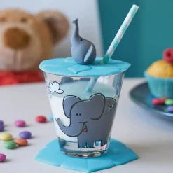 Deckel BAMBINI 9 cm türkis Elefant*LEONARDO Outlet