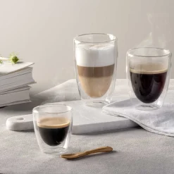 Doppelwandbecher Espresso DUO 100 ml 2er Set*LEONARDO Discount