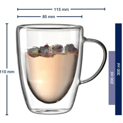 Doppelwandtasse DUO 300 ml 4er-Set*LEONARDO Sale