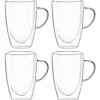 Doppelwandtasse DUO 400 ml 4er-Set*LEONARDO Online