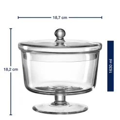 Dose auf Fuß POESIA 18 cm*LEONARDO Hot