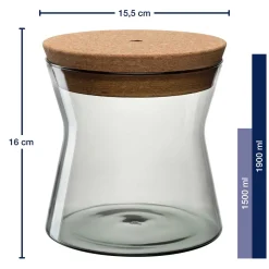 Dose FORMA X 16 cm grau*LEONARDO Online