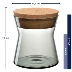 Dose FORMA X 13 cm grau*LEONARDO Discount