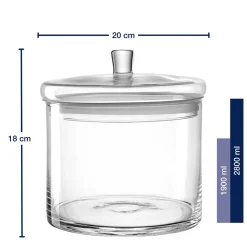 Dose SILENZIO 20 cm mit Rub-on-Stickern*LEONARDO Sale