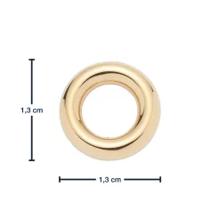 Edelstahlring BRACCHIALE gold Clip & Mix*LEONARDO Best