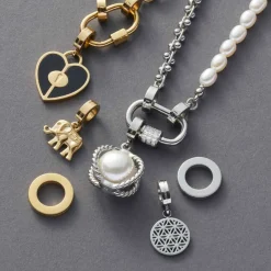 Edelstahlring gold klein flach*LEONARDO Clearance