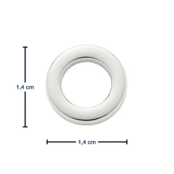 Edelstahlring klein flach*LEONARDO Hot