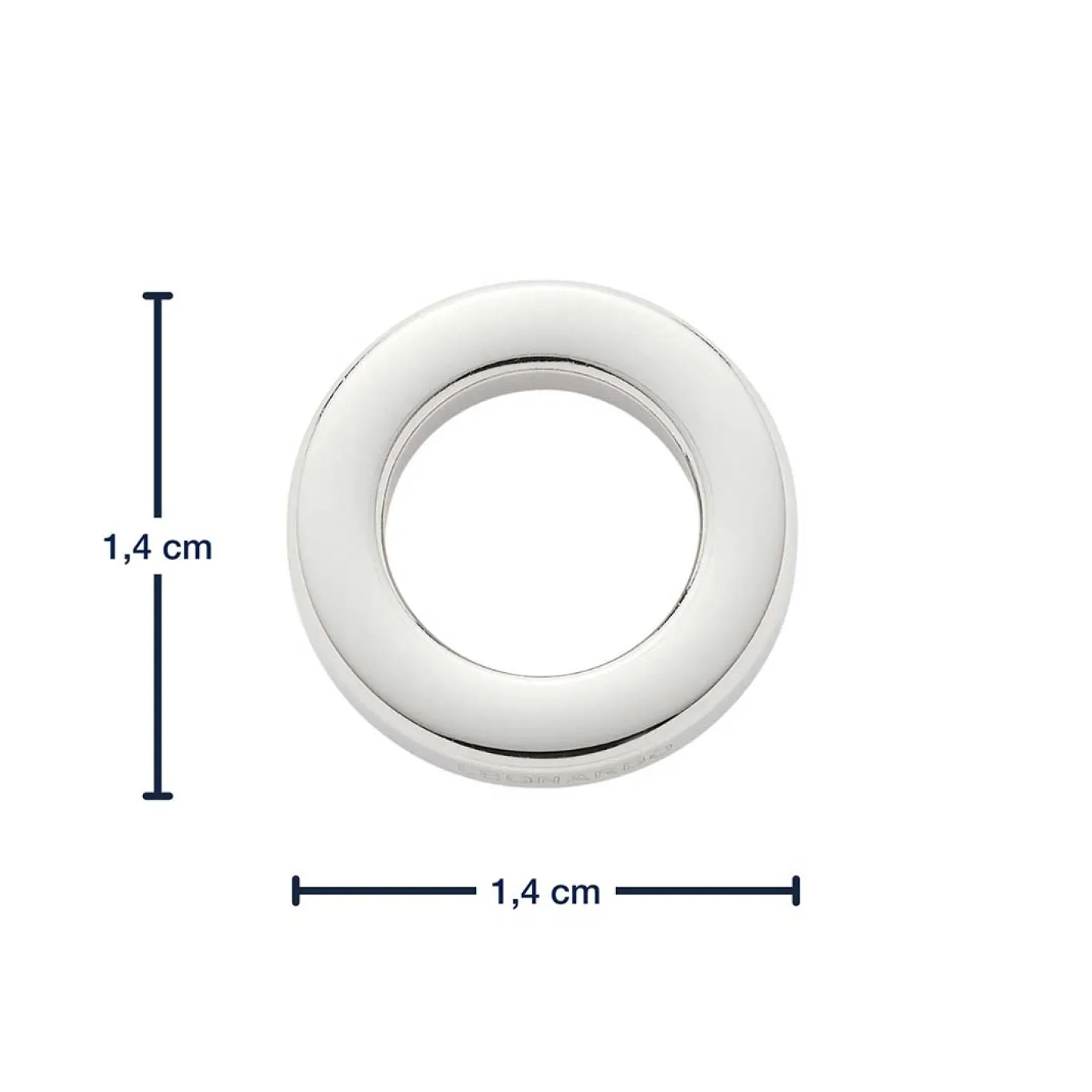 Edelstahlring klein flach*LEONARDO Hot