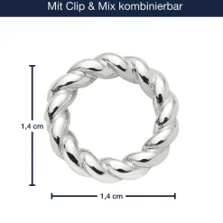 Edelstahlring LIESEL Clip & Mix*LEONARDO Discount