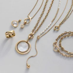 Edelstahlring SENTA gold Clip & Mix*LEONARDO Sale