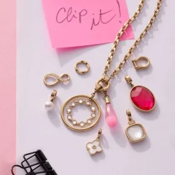 Edelstahlring SENTA gold Clip & Mix*LEONARDO Sale