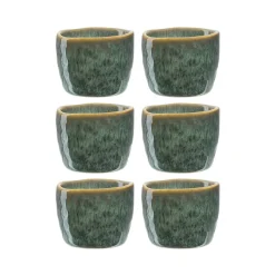 Eierbecher MATERA grün 6er-Set*LEONARDO New